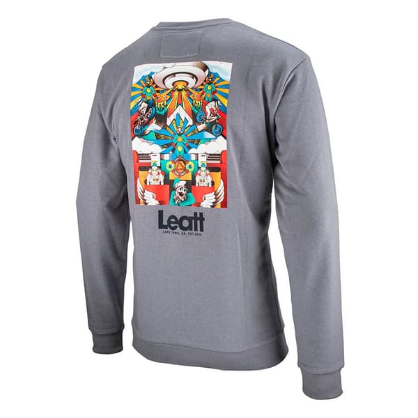 Leatt Sweatshirt Core Grå L Mand