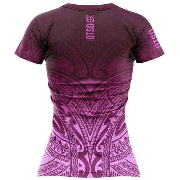 Otso Kort ærme T-shirt T-shirt Lilla,Rosa XS Kvinde