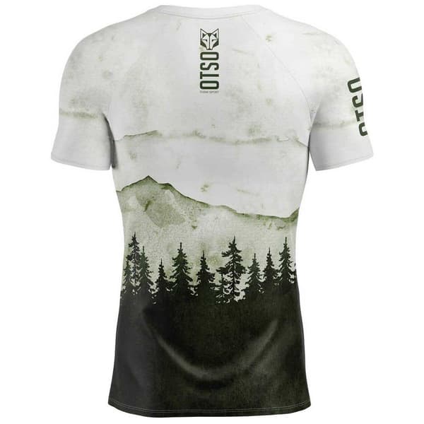 Otso Kortärmad T-shirt T-shirt Grönt L Man