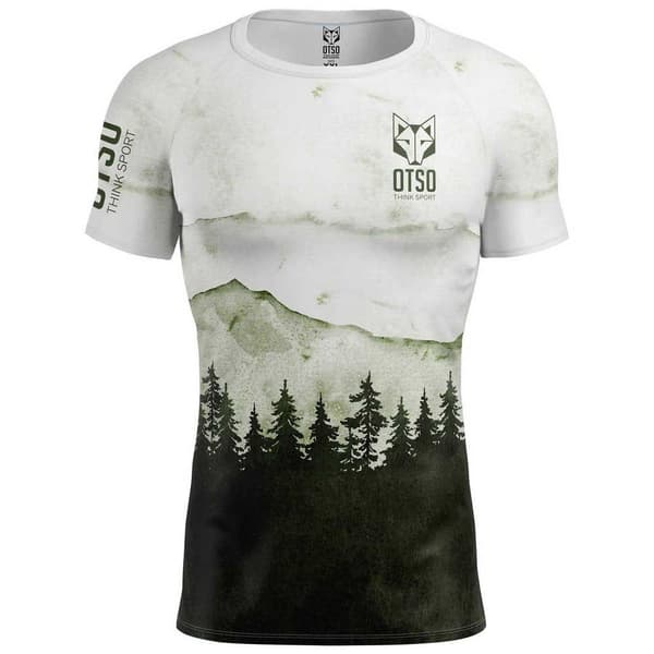 Otso Kortärmad T-shirt T-shirt Grönt L Man