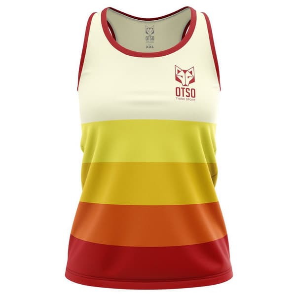 Otso Sleeveless T-shirt Gul M Kvinna