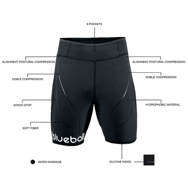 Blueball Sport Leggings Bb100007t Sort M Mand