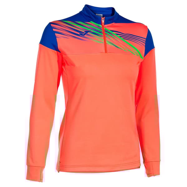 Joma Halv Lynlå Sweatshirt Elite X Orange S Kvinde