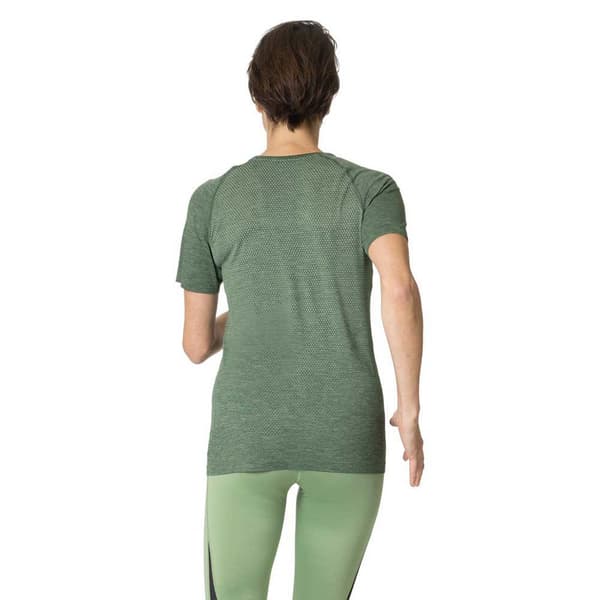 Odlo Kortærmet T-shirt Crew Essential Seamless Grøn M Kvinde
