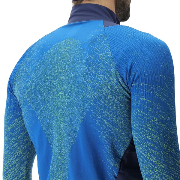 Uyn Langærmet T-shirt Running Exceleration Windproof Zip Up Blå M Mand