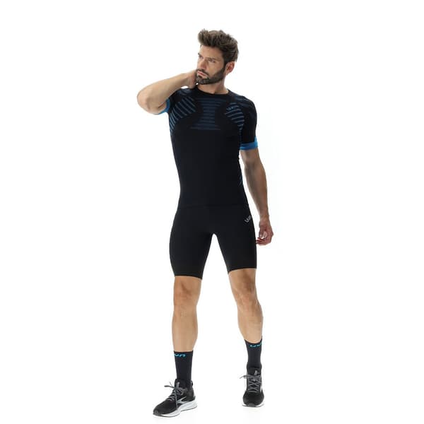 Uyn Kortärmad T-shirt Running Ultra1 Svart XL Man