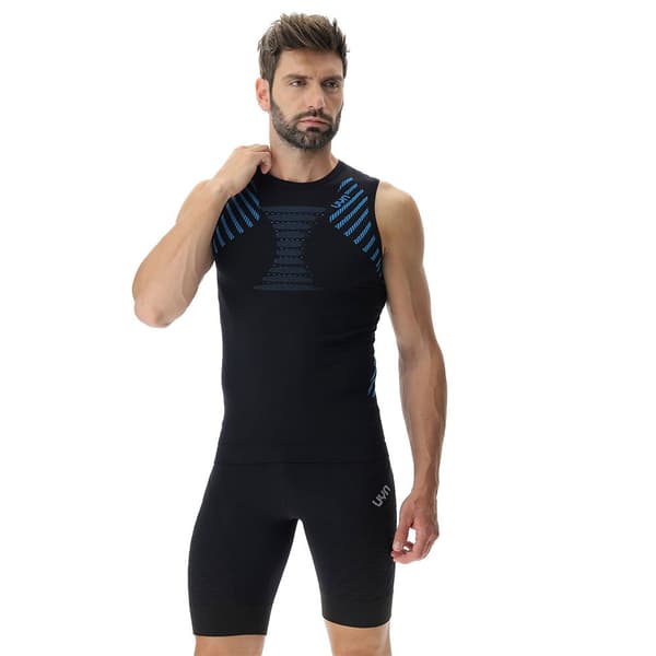 Uyn Ærmeløs T-shirt Running Ultra1 Sort L Mand