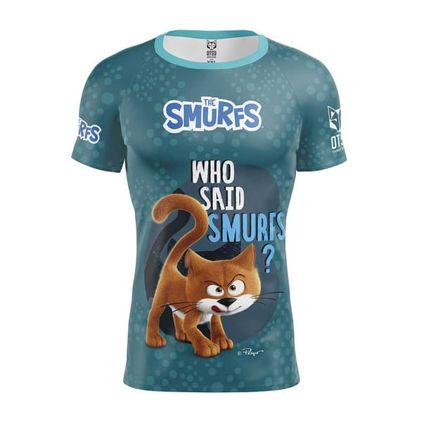 Otso Smølfer Kortærmet T-shirt Gargamel Blå S Mand