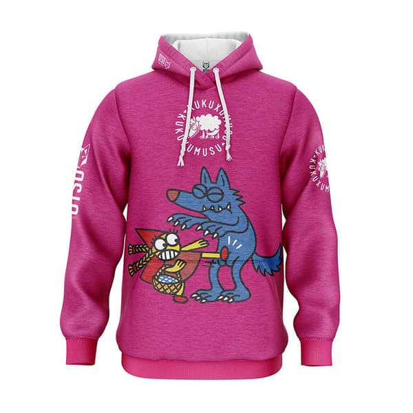 Otso Kukuxumusu Fuck You! Tröja Med Huva Rosa S Man