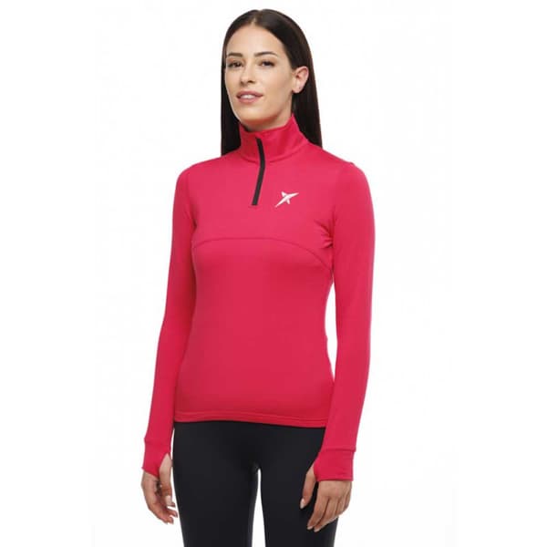 Drop Shot Halv Lynlå Sweatshirt Fatna Rosa S Kvinde