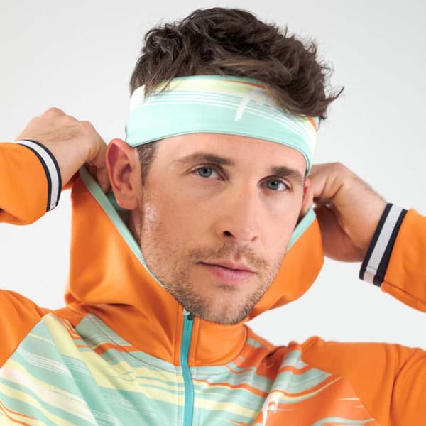 Head Racket Luvtröja Topspin Grönt,Orange M Man