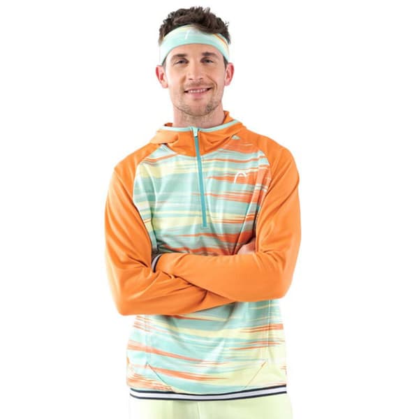 Head Racket Luvtröja Topspin Grönt,Orange XL Man