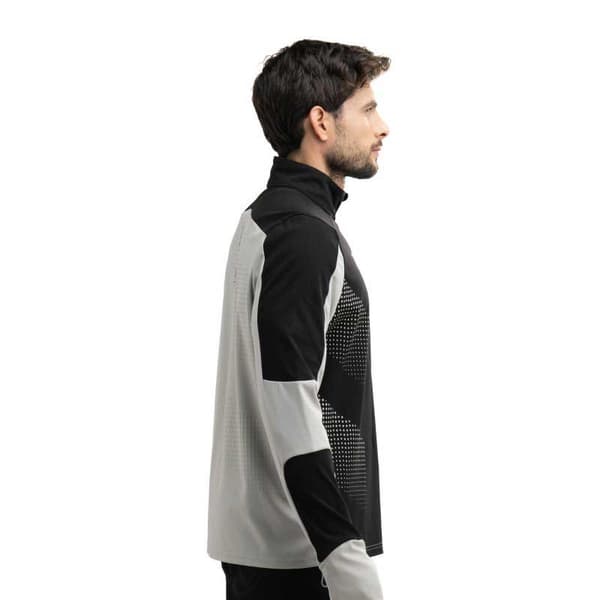 Drop Shot Halv Lynlå Sweatshirt Winka Campa Sort L Mand