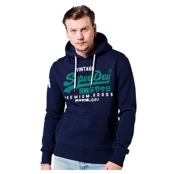 Superdry Huppari Vintage Logo Sininen L Mies