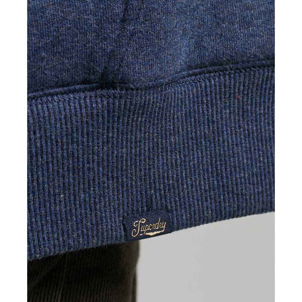 Superdry Hood Full Zip Sweatshirt Borg Lined Blå XS Kvinna
