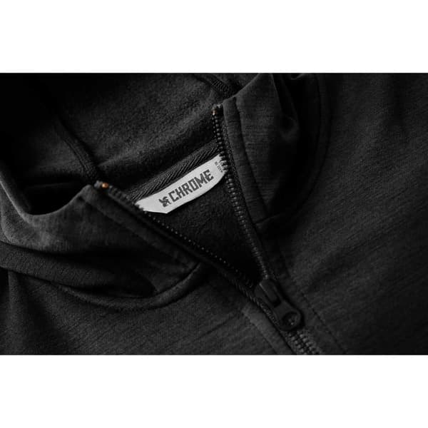 Chrome Sweatshirt Med Full Dragkedja Merino Cobra 2.0 Grå S Kvinna