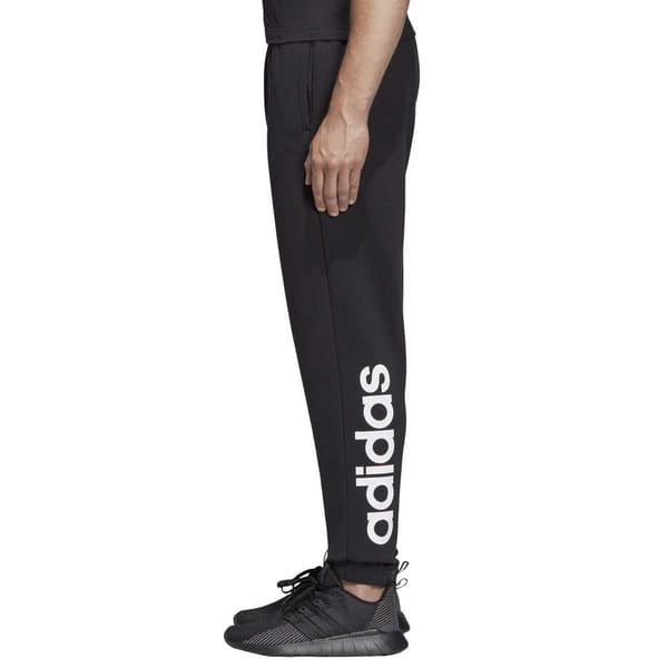 Adidas Lange Bukser Essentials Linear French Terry Sort S / Regular Mand