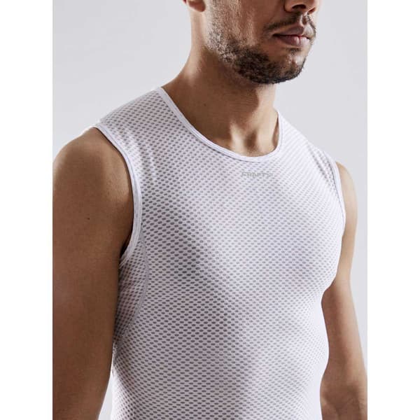 Craft Superlätt ärmlös T-shirt Cool Mesh Vit XL Man