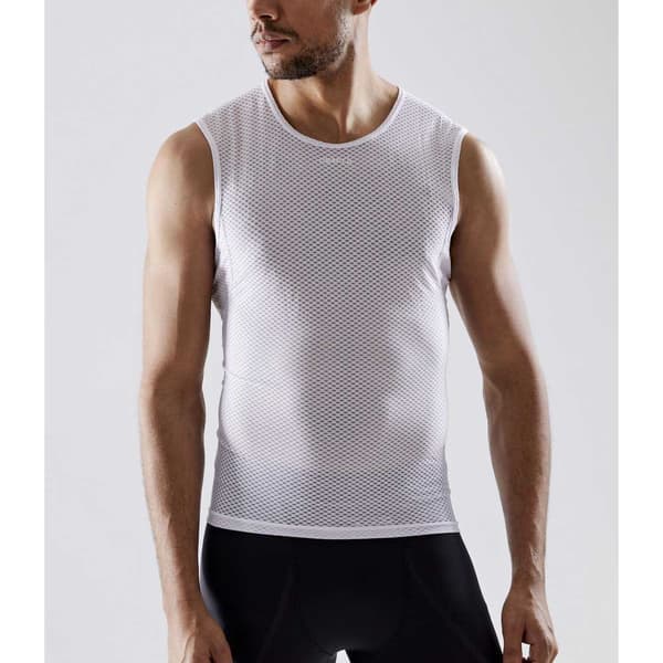 Craft Superlätt ärmlös T-shirt Cool Mesh Vit XL Man