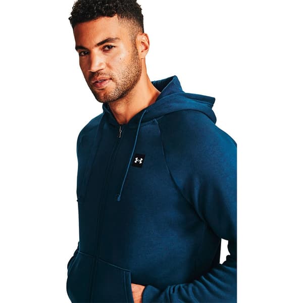 Under Armour Rival Fleece Fz 1 Hættetrøje Blå M / Regular Mand