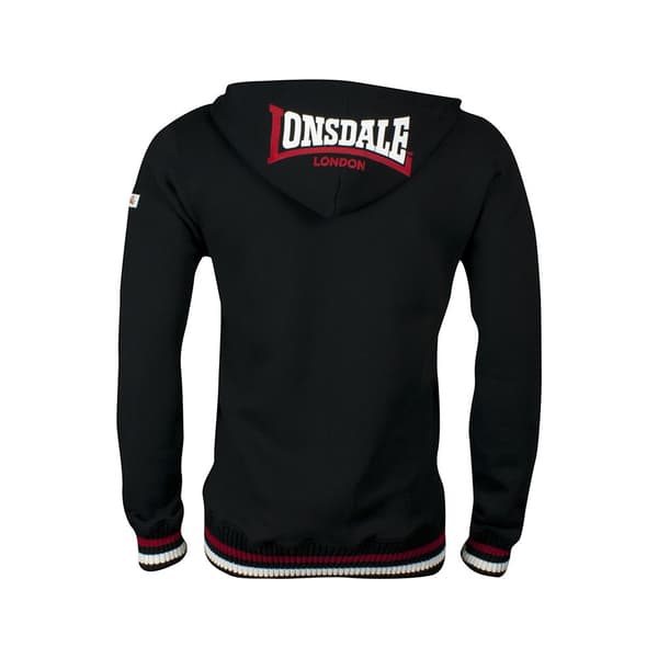 Lonsdale Sweatshirt Med Full Dragkedja Lancaster Svart L Man