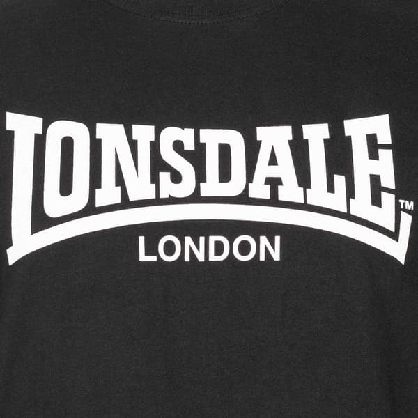Lonsdale T-shirt Och Short Set Moy Svart M Man