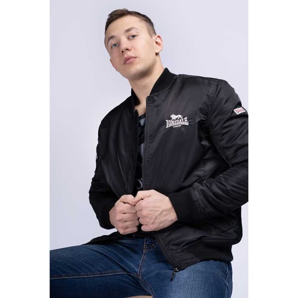 Lonsdale Takki Tern Hill Musta XL Mies