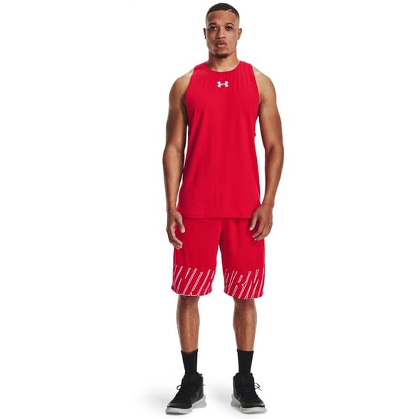 Under Armour Ärmlös T-shirt Baseline Cotton Röd L Man