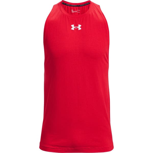 Under Armour Ärmlös T-shirt Baseline Cotton Röd L Man