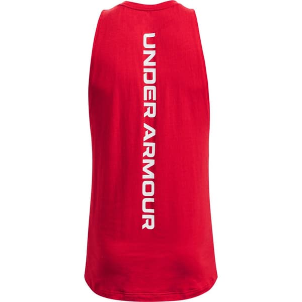 Under Armour Ärmlös T-shirt Baseline Cotton Röd L Man