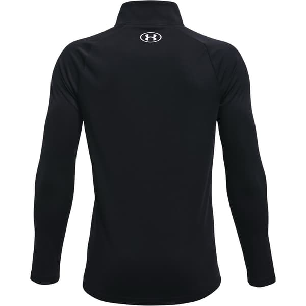 Under Armour T-shirt Med Halv Dragkedja Tech 2.0 Svart 12-14 Years Pojke