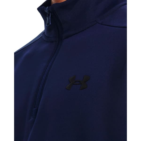 Under Armour Halv Lynlå Sweatshirt Armour Fleece Blå M / Regular Mand