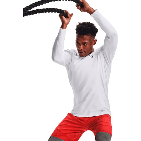 Under Armour Långärmad T-shirt Coldgear Armour Fitted Crew Vit S / Regular Man