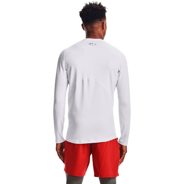 Under Armour Långärmad T-shirt Coldgear Armour Fitted Crew Vit S / Regular Man