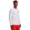 Miniatyrbild 1 av 7: Under Armour Långärmad T-shirt Coldgear Armour Fitted Crew Vit S / Regular Man