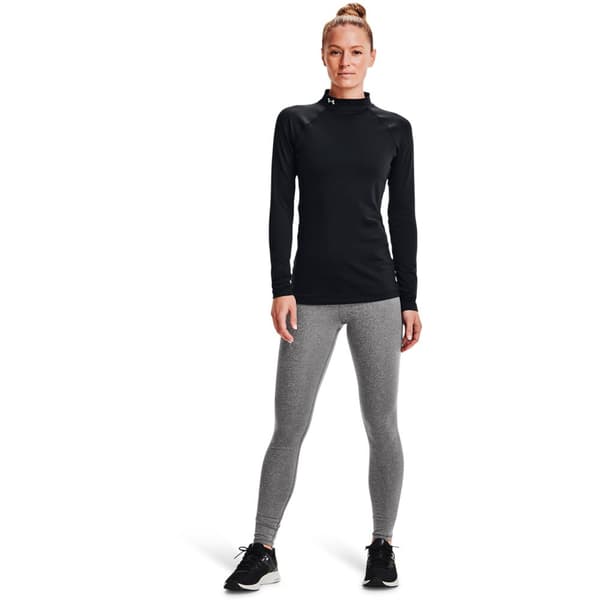 Under Armour Pitkähihainen T-paita Coldgear Authentics Mockneck Musta M Nainen