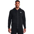 Miniatyrbillede 1 af 6: Under Armour Sweatshirt Med Fuld Lynlås Essential Fleece Sort L / Regular Mand