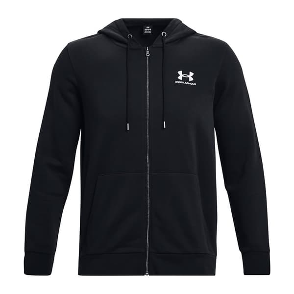 Under Armour Essential Fleece Sweatshirt Med Dragkedja Svart S / Regular Man