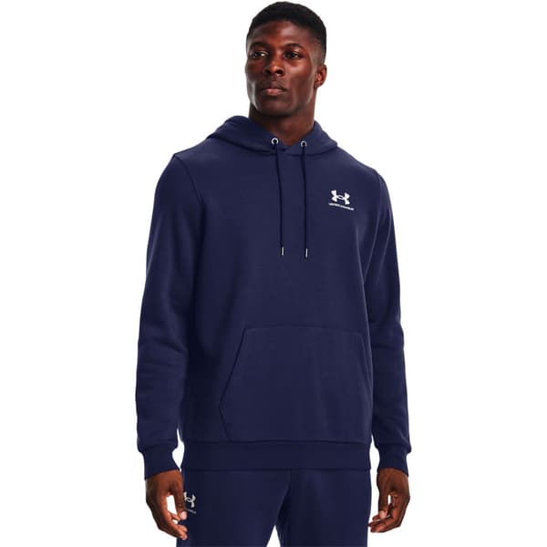Under Armour Hættetrøje Essential Fleece Blå S / Regular Mand