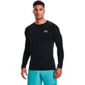Miniatyrbillede 1 af 6: Under Armour Langærmet T-shirt Heatgear Armour Fitted Sort L / Regular Mand