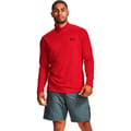 Miniatyrbillede 1 af 6: Under Armour T-shirt Med Halv Lynlås Tech 2.0 Rød 2XL / Regular Mand