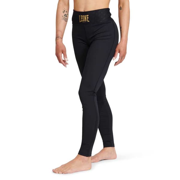Leone1947 Leggings Dna Sort M Kvinde