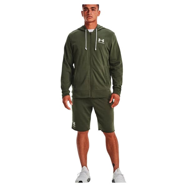 Under Armour Sweatshirt Med Fuld Lynlås Rival Terry Grøn XL Mand