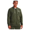 Miniatyrbillede 1 af 5: Under Armour Sweatshirt Med Fuld Lynlås Rival Terry Grøn XL Mand