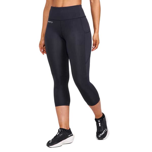 Craft Leggingsit Adv Essence Capri 2 Musta S Nainen