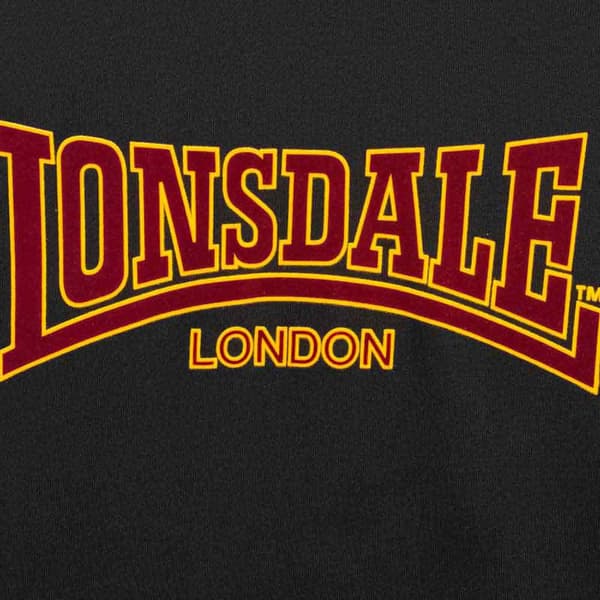 Lonsdale Luvtröja Hooded Classic Ll002 Svart L Man
