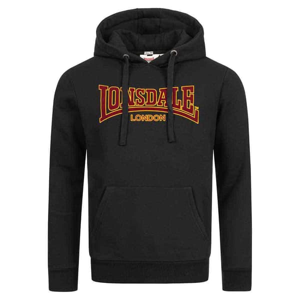 Lonsdale Luvtröja Hooded Classic Ll002 Svart L Man