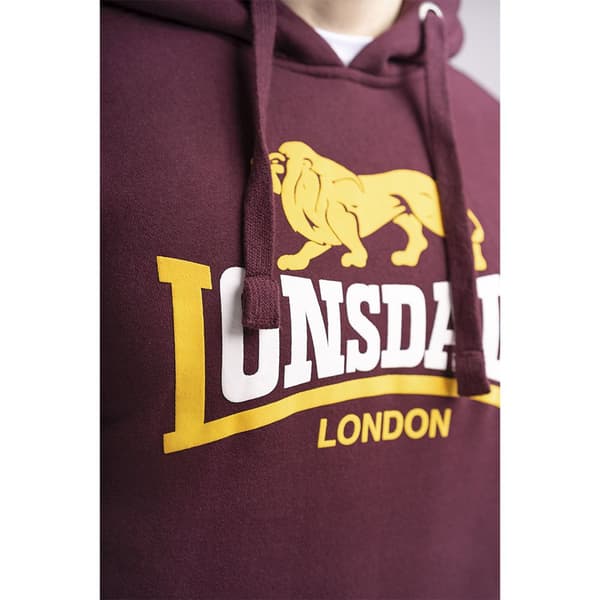 Lonsdale Luvtröja Thurning Röd M Man