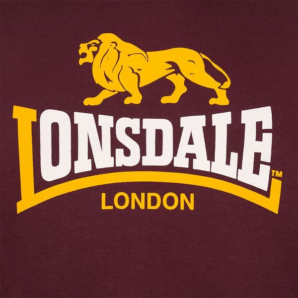 Lonsdale Luvtröja Thurning Röd M Man