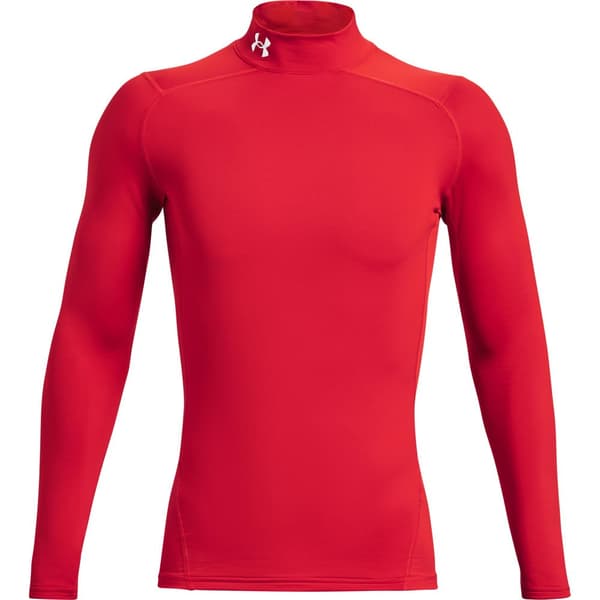Under Armour Långärmad T-shirt Cg Armour Comp Mock Röd M / Regular Man